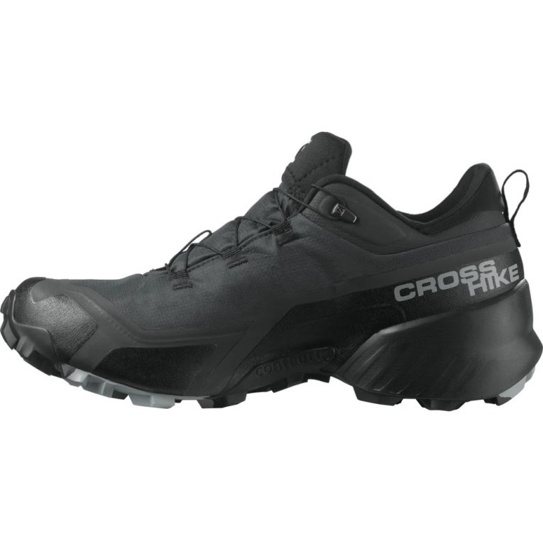 Tenis Senderismo Salomon Cross Hike GTX Hombre Negros | MX HGTP642